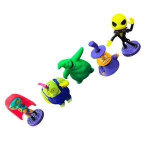 5pc Just Play Disney The Nightmare Before Christmas Mini Glow Figure Set Burton